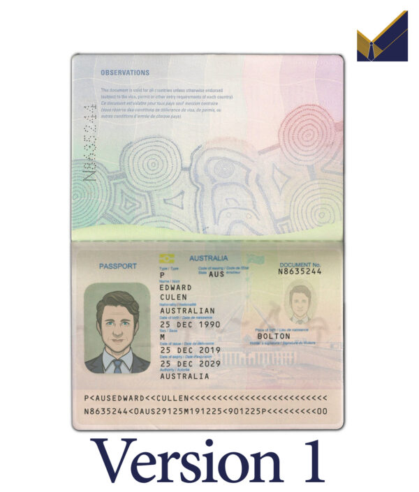 Australia Passport version 1